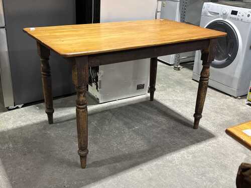 Timber dining table