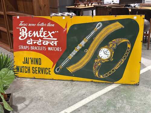 Vintage Bendix Safety Brake advertising sign.