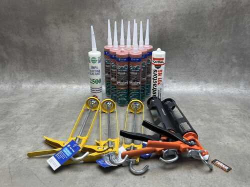 Caulkin guns and sealers NEW STOCK