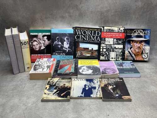 Cinema history books, including Ingmar Bergman