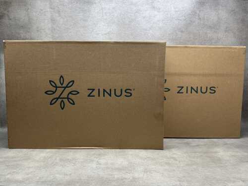 Pair of Zinus memory foam contour pillows
