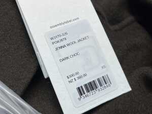 Assembly Label Jenna Wool Jacket size XS - 4