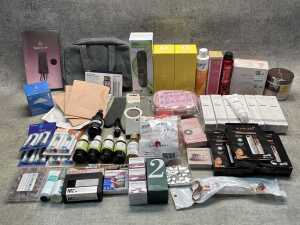 Group of beauty products