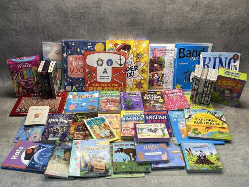 Group of children's books