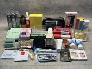 Group of beauty products