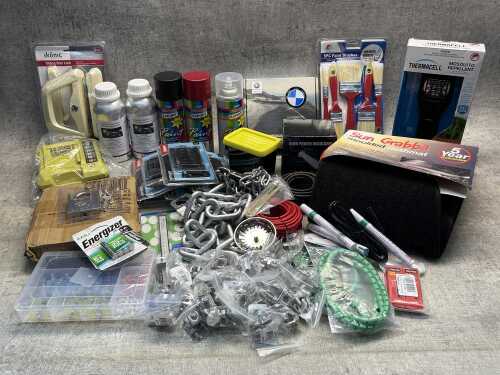 Group of garage products