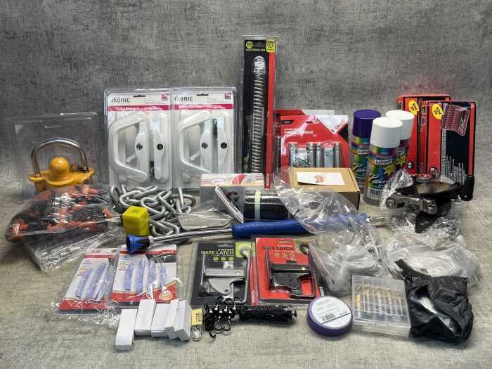 Group of garage products