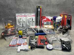 Group of garage products