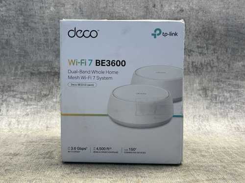 TP-Link Deco BE3600 Wi-Fi 7 system 2 pack
