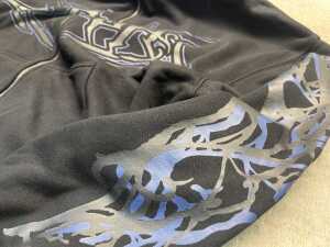 Loiter x Marvel Venom Zip Through Hoodie size L - 4