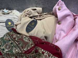 Group of Indian dress / fabric - 3