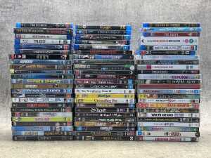 Group of DVDs