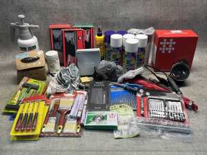 Group of garage products