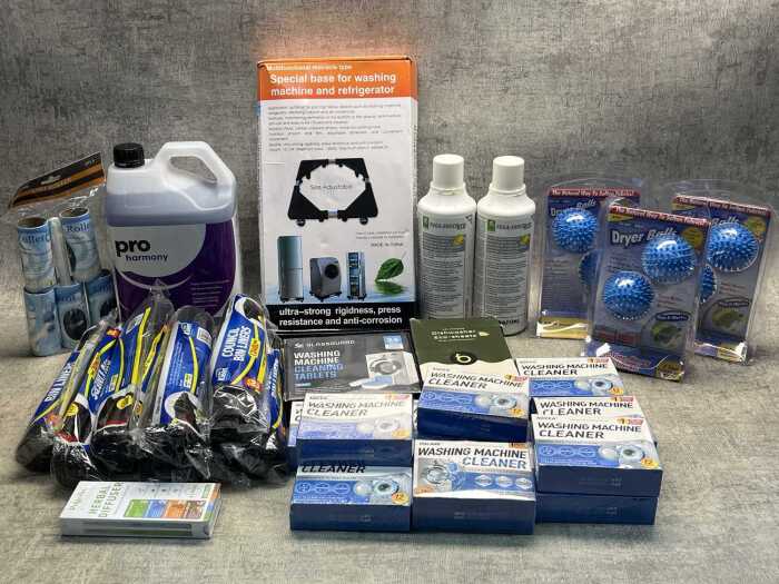 Group of cleaning products