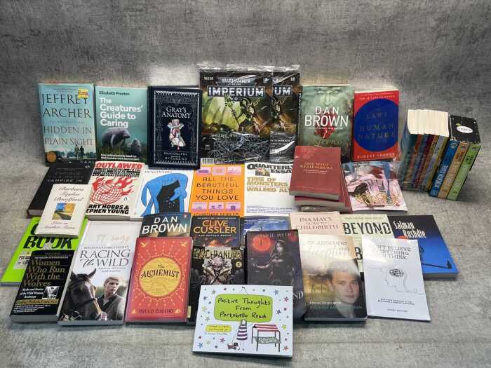 Group of books