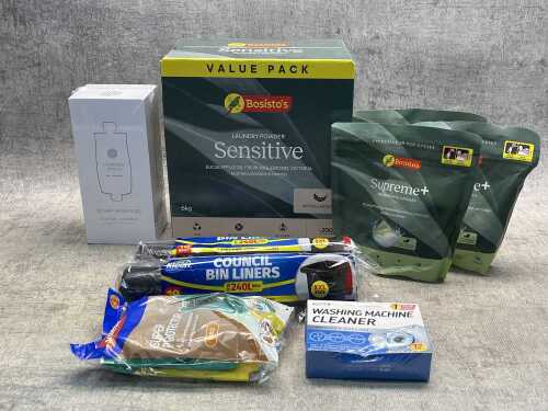 Group of cleaning products