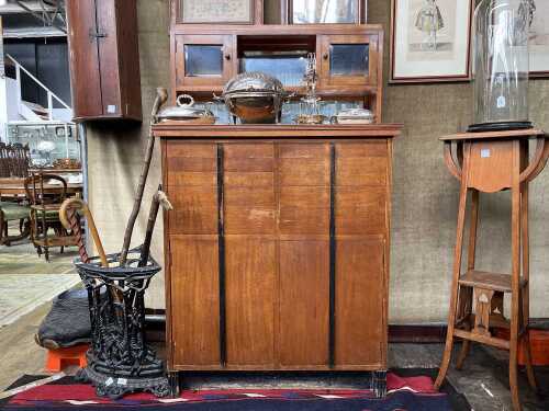 Art Deco timber dentist cabinet