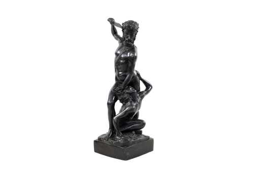 After Giambologna, Samson Slaying a Philistine, cast bronze figure