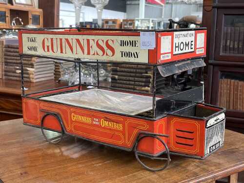 Vintage Guinness metal shop display stand