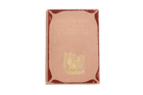 Paradise Lost by John Milton with photogravures by William Strang, 1896