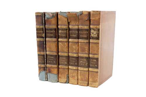 The Poetical Works of John Milton with notes of various authors, six volumes, 1826