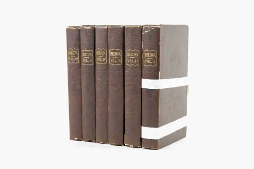 The Poetical Works of John Milton, six volumes, 1835, with illustrations by J.M.W. Turner