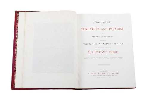 Dante Alighieri, The Vision of Purgatory and Paradise, illustrated by Gustav Dor&eacute;