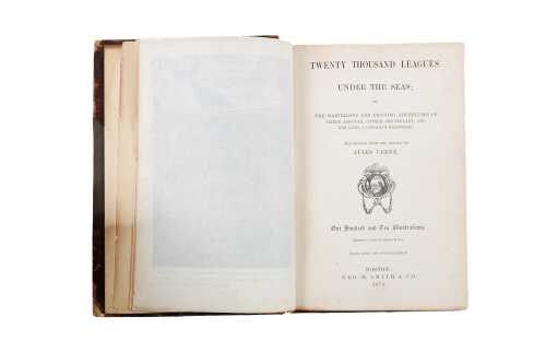 Twenty Thousand Leagues Under the Seas by Jules Verne, published by Smith & Co. 1873