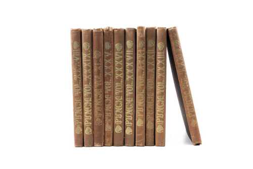 Punch almanacks volumes XXXI to XL, 1856 to 1861