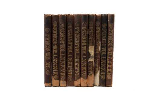 Punch almanacks volumes LXXXI to XC, 1881 to 1886