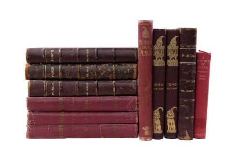 Various Punch almanacks, together with Pictures from Punch and A History of Punch