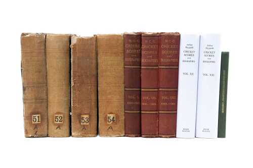 Cricket Scores and Biographies Volumes I-V, VII, VIII, XX and XXI