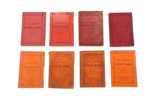 Antique James Lillywhite's Cricketers Annual 1872-1879