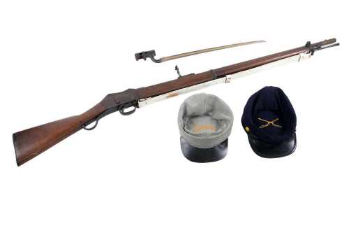 A Henry Martini MKIII rifle and bayonet c1887