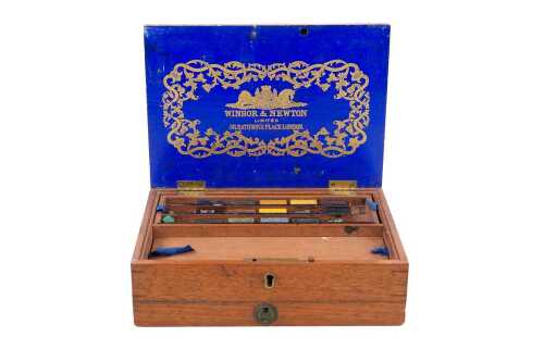 Antique Winsor and Newton artist's paint box
