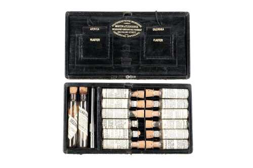 Antique Martin and Pleasance homeopathic travel case