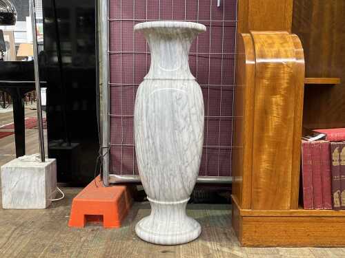 Marble floor vase