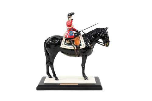 Coalport Queen Elizabeth II 'Trooping the Colour' figure