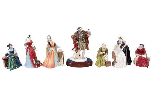 Royal Doulton limited edition Henry VIII and his six wives