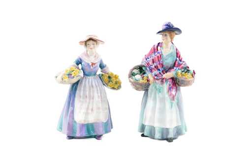 Two Royal Doulton porcelain figures