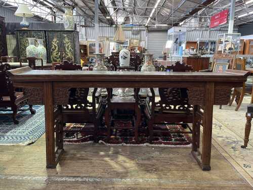 Oriental elm altar table