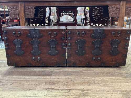 Pair of Tansu chests