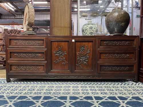 Chinese rosewood sideboard