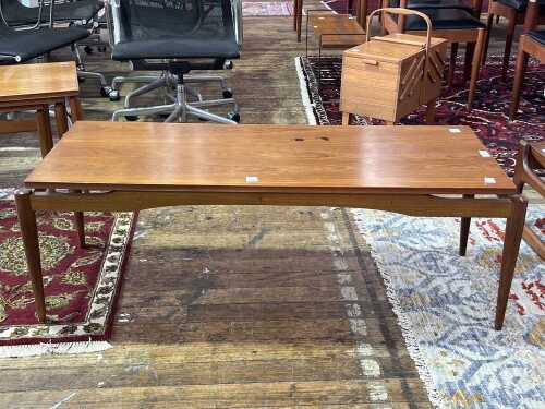 2 · Australian mid-century teak coffee table
