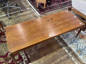 Australian mid-century teak coffee table - 2