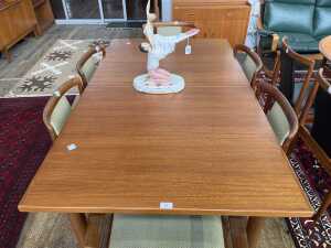 Parker 88 mid-century teak seven piece dining suite - 2