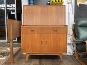 Noblett mid-century teak bureau