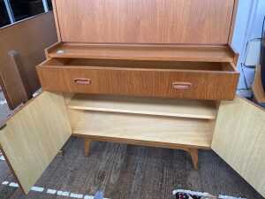 Noblett mid-century teak bureau - 4