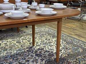 Mid-century teak extension dining table - 3