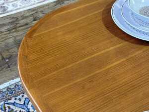 Mid-century teak extension dining table - 4